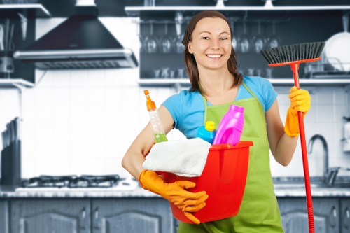 Local cleaning team handling dust removal after renovation work in Kentishtown