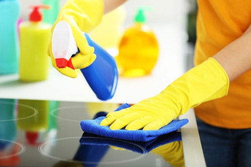 Local hard floor maintenance for a commercial space in Kentishtown