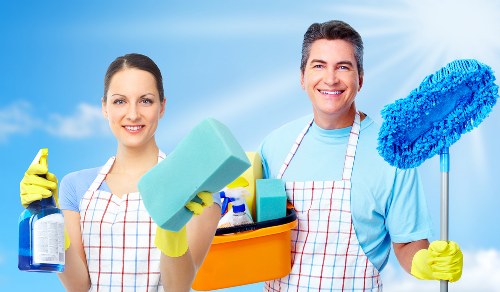 Deep cleaning in a Kentishtown property interior